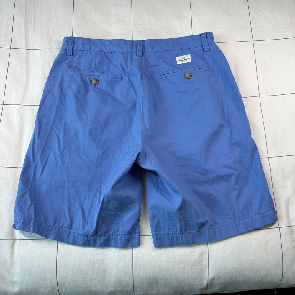 Vineyard Vines Shorts Mens 30 Blue Club Chino 100% Cotton Classic Preppy - Picture 2 of 12